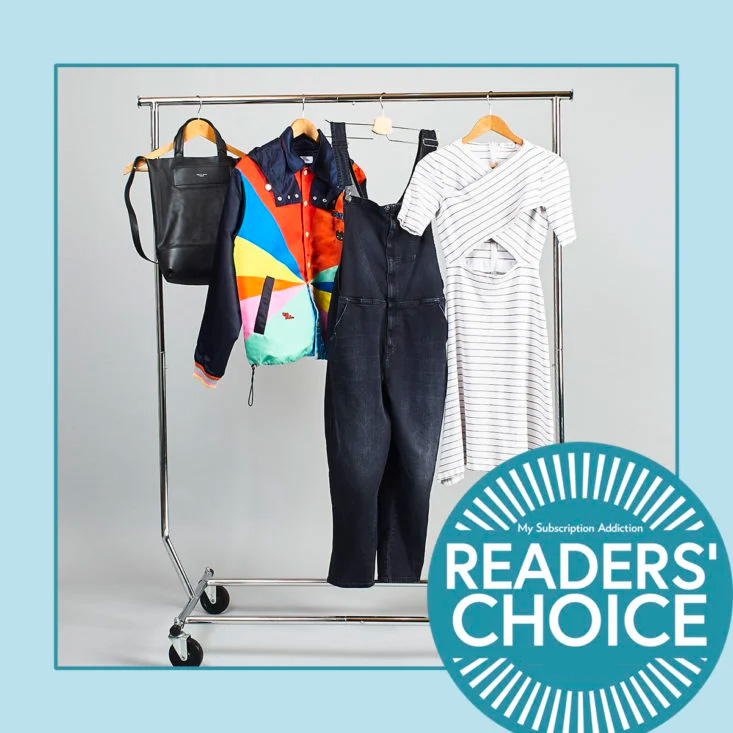 Rent the Runway example clothes, winner of the best rental clothing subscription category.